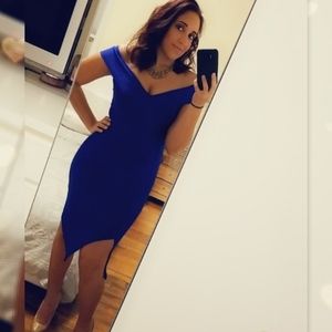 Royal blue dress